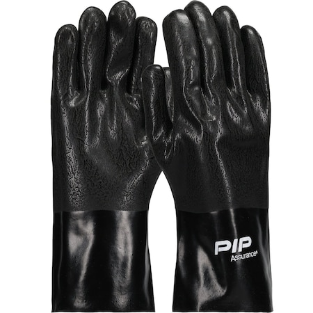 Pip Premium PVC Dipped Glove with Interlock Liner and Rough Sandy Finish, 12" Length, 12PK 9969