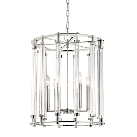 Hudson Valley Lighting Haddon 6 Light Lantern 18 In. Polished Nickel 2818-PN