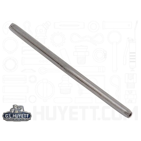 Huyett Coiled Spring Pin, Standard Duty, Nickel Plated 302/304 SS, 0.031 in Dia x 0.625 in Length SPC3P-031-0625