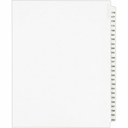 Avery Dividers, Legl, Sdtab, 176-200 25PK AVE01337