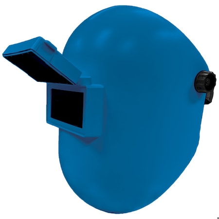 Armour Guard Sugar Scoop Blue Pipeliner Fiberglass Welding Helmet With Flip Front AGSUGARSCOOPFFB-EA