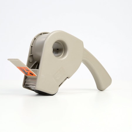 Scotch Handheld Tape Dispenser, 2 in Max. Tape Width, 3 in Tape Core Dia., Pistol, Plastic, Gray H190
