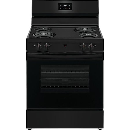 Frigidaire Freestanding Coil Range Black FCRC3012BB