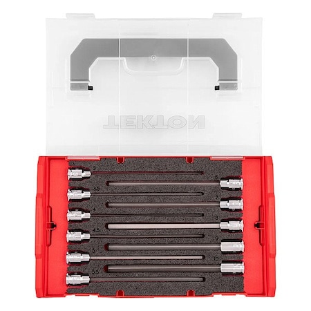 Tekton Socket Set, Steel, 10 1/4 in L SHB91702