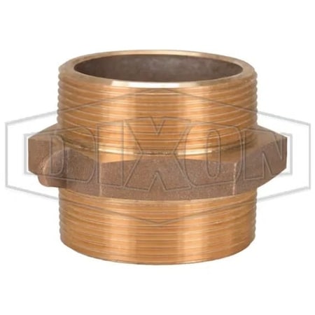 Dixon Double Male Hex Nipple, 3 in, MNPT DMH3030T