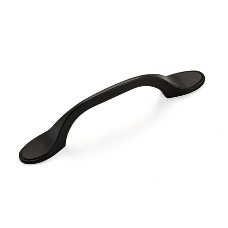 Amerock Ravino 3 inch (76mm) Center-to-Center Matte Black Cabinet Pull, 10PK 10VMP21935FB
