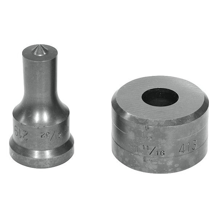 Edwards Round Punch & Die Set ED9-PD21/32