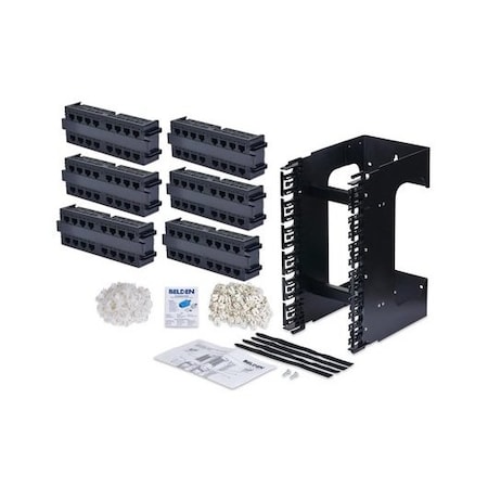 Belden Revconn Wall Term Kit Jack 96-Port (Incl 100 Cores) RVAXCTK96JBK