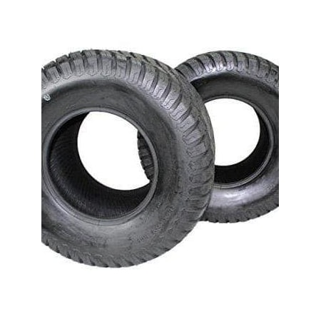 Antego 26 x 12-12 in Lawn Mower Tire, 4 Ply, Black, 2 PK T030426120012