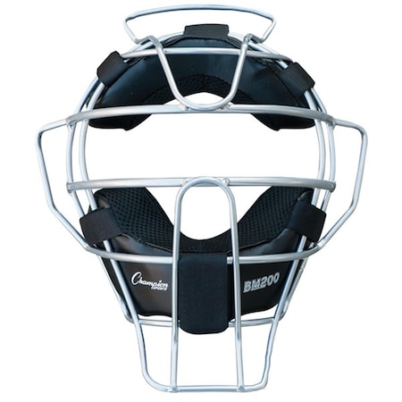 Perfectpitch Umpire Lightweight Umpire Face Mask, Silver PE1703588
