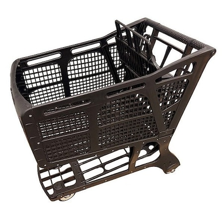 R.W. Rogers Co ShoppingCart, Polymer, 38-inL, 24-1/2inW EX-11575 BLACK/REPRO
