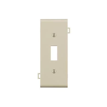 Leviton Switch Wallplate, Sectional, Gang 1, Light Almond PSC1-T