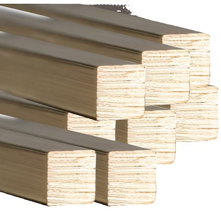 Southern Copper C360 Free-Machining Brass Square Bar 1.5 in Thickness & Width 36.0 in Length C360SQ1500-36