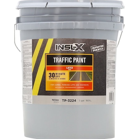 Insl-X By Benjamin Moore Traffic Marking Paint, 30 min Drying, Yellow TP3224099-05