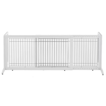 Richell Usa Freestanding Pet Gate Large - Origami White 94157