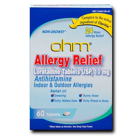Ohm Laboratories Loratadine, 10mg, 10PK 35166052611
