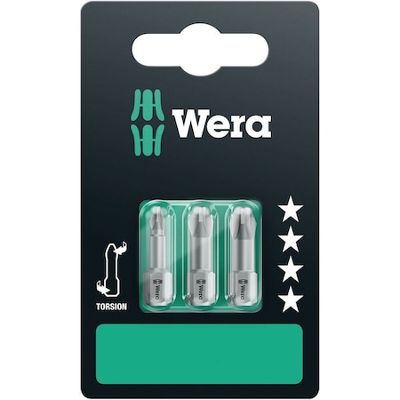 Wera 851/1 TZ SB bits, 3 pieces 5073326001