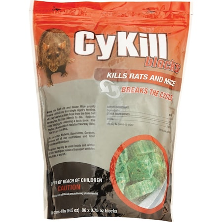 Cykill Block Rat & Mouse Poison 4 Lb. 112825
