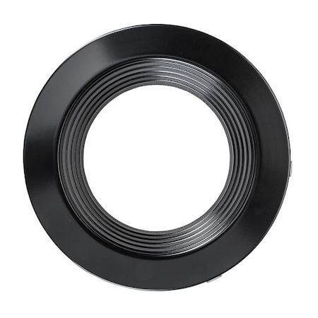 Keystone 6in Interchangeable Trim for 6in Recessed Commercial Downlights, Matte Black KT-RDLED-6A-MB-TRIM