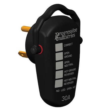 Progressive Progressive RRT30 30 Amp RV Receptacle Tester P6W-RRT30