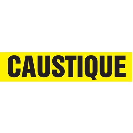 Accuform FRENCH PIPE MARKER CAUSTIQUE CRPK185STB