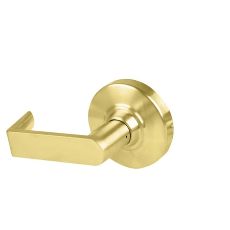 Schlage Grade 2 Dummy Cylindrical Lock with Field Selectable Vandlgard, Rhodes Lever, Non-Keyed, Satin Bras ALX170 RHO 606
