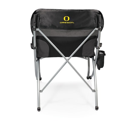 Picnic Time Family Of Brands NCAA Oregon Ducks PT-XL Heavy Duty Camping Chair - XL Beach Chair - 400 lb Capacity, Black 793-00-175-474-0