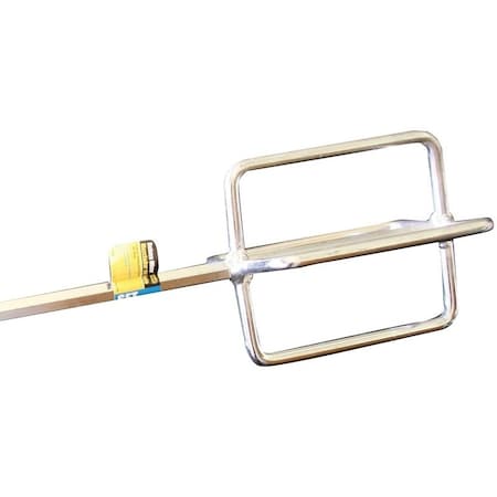 M-D Building Products Mixer, 22-1/2 in OAL, Paddle Head, Chrome 49058