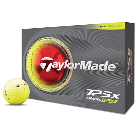 Taylormade TP5x Yellow Golf Balls, 12PK 112414