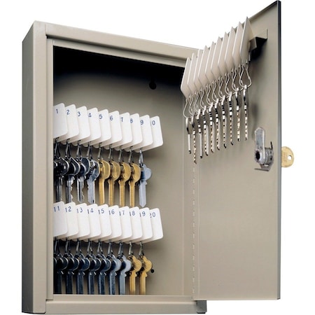 Mmf Industries Key Cabinet, Steel, Beige, 30 Key Capacity 201903003