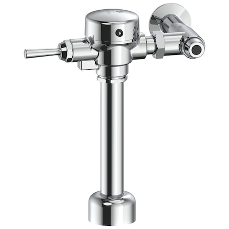 Delta Commercial 81T Manual Exposed Water Closet Flush Valve With Center Cover Bumper In Chrome 81T201-548