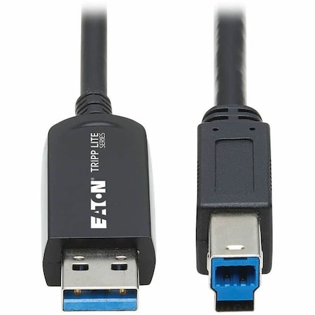 Eaton Tripp Lite Series USB 3.2 Gen 1 Plenum-Rated Fiber Active Optical Cable AOC - 5 Gbps, A to B U328F-20M