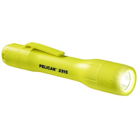 Pelican Flashlight, Battery Alkaline AA, 6 hr 2315