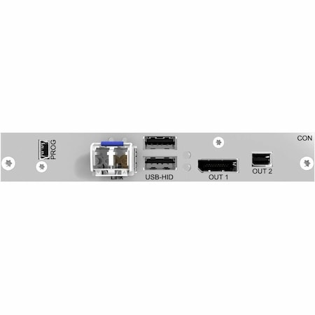 Black Box BLACK BOX Modular KVM Extender Receiver - Dual-Monitor, 4K30 DisplayPort 1.1, USB-HID, 3G, 1 ACX2MR-DP11HS-SM