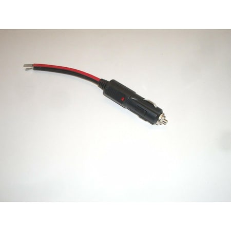 Serverusa Fused 12V Cigarette Lighter Power Plug with LED 12 AWG Pigtail Leads SE1808136