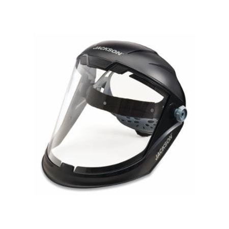 Jackson Safety MAXVIEW, Series Premium Face Shields with Headgear, Uncoated/Clear, 9 in H x 13-1/4 in L 138-14200