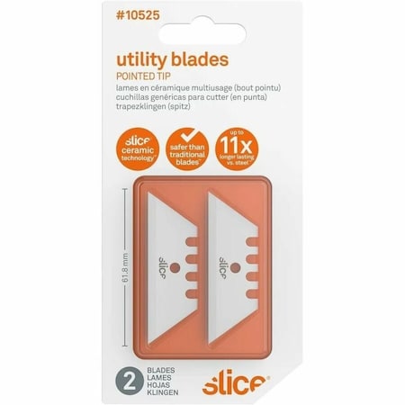 Slice Blade, General Purpose, Ceramic, PK2, Width: 3/4 in 10525