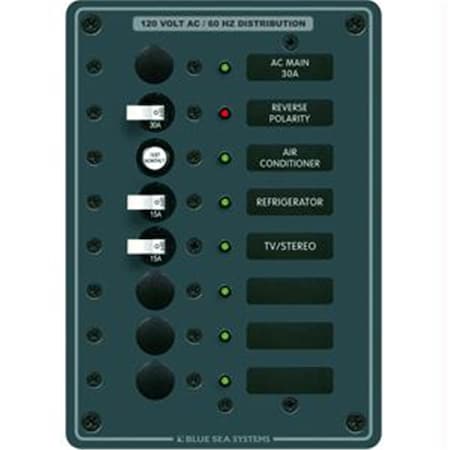 Blue Sea Systems Blue Sea  ELCI GFCI Panel AC 5 Position 8101