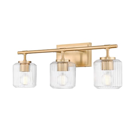Z-Lite 3 Light Vanity in Modern Gold 7515-3V-MGLD