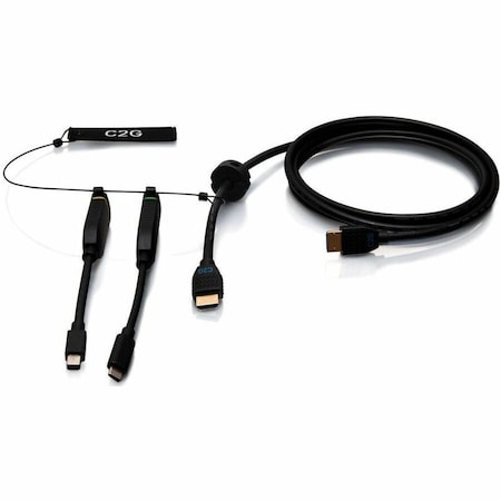 C2G 6FT PREMIUM HDMI DONGLE RING DP USB-C C2G30053