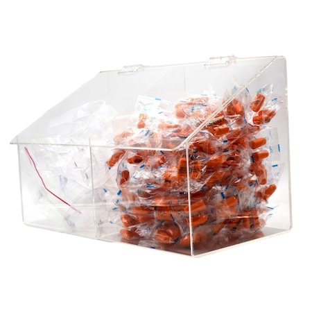 Omnimed Acrylic Bulk Dispenser, 2 Compartments, Clear 304211