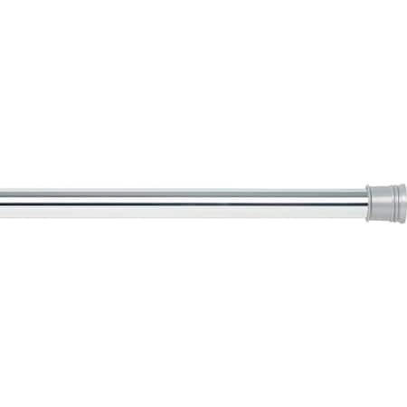 Zenith Zenna Home Straight 34-1/2'' To 60'' Adjustable Tension Shower Rod in Chrome 608S