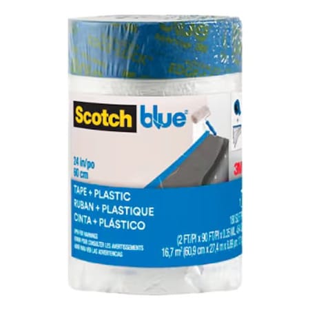 3M PainterTape/SheetingKit, CrepePaper, Blue 34065