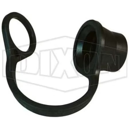 Dixon HT Series Flush Face Dust Cap, 3/8 in Nominal, Nitrile, Domestic HT3DC