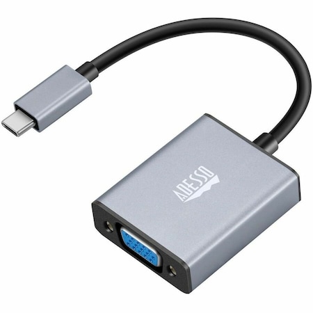 Adesso ADESSO USB C TO VGA ADAPTER at 1080P/60HZ AUH-5040