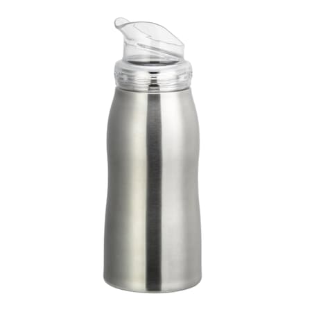 Service Ideas VersaVac Bottle, Stainless Vacuum, Small Lid, 0.7 Liter, Brushed VV07SSSM