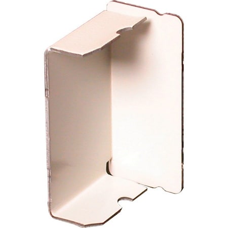 Legrand Blank End, 2400 Series, 2 Channel, 1.9 in W, 0.75 in H, 1.25 in L, Ivory V2410B