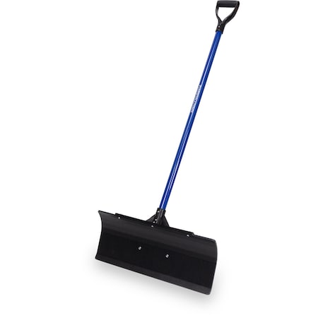 Avalanche Snow Shovel, 24'' L Blade, UHMW Blade Material, Snow Pusher W/ lightweight Fiberglass D-Grip Handle SNOWP24