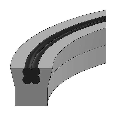 Hercules Sealing Products U25-3.50V, US-90V-3.500x4x1/4, U-SEALS U25-3.50V