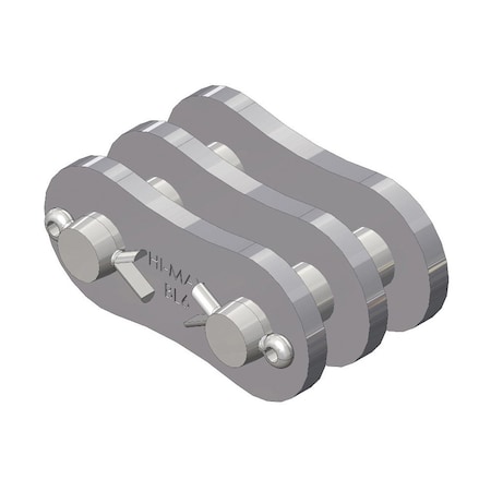 Senqcia Hi-Max Double Strand Cottd Connecting Link w/3 x 4 Lacing, BL634 chain, .75P, .312 Pin BL634HMCL